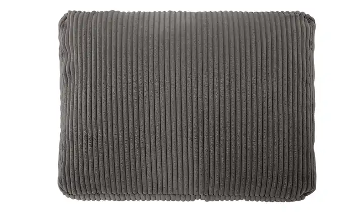 Gray & Jones Armkissen aus Cord Capa Dunkelgrau