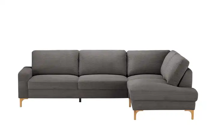Gray & Jones Cord-Sofa Capa Dunkelgrau rechts