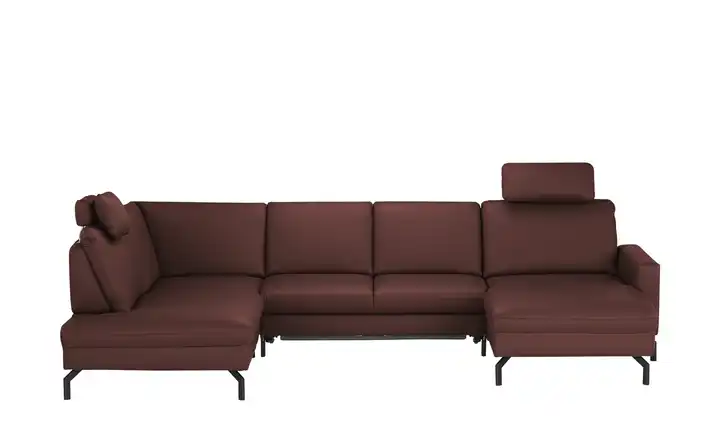 Kollektion Kraft Wohnlandschaft Grace links Bordeauxrot
