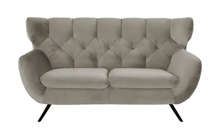 Jette Home Sofa Caldara 2 Schwarz Grau