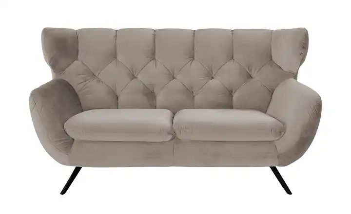 Jette Home Sofa Caldara 2 Schwarz Sand