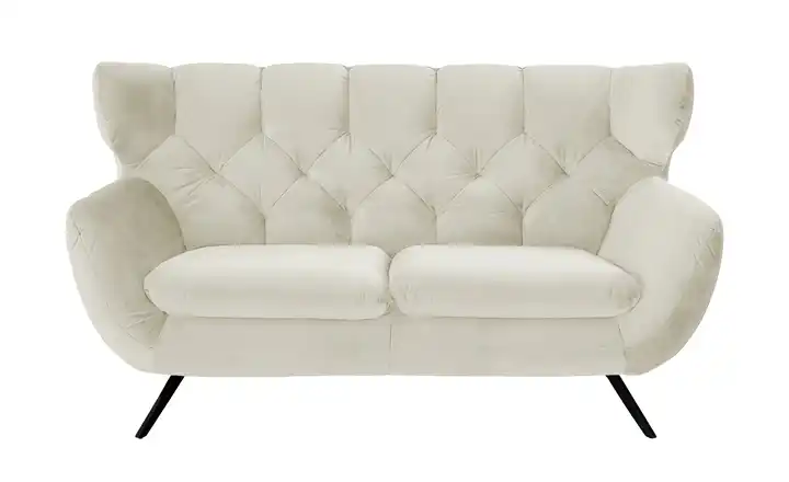 Jette Home Sofa Caldara 2 Schwarz Creme