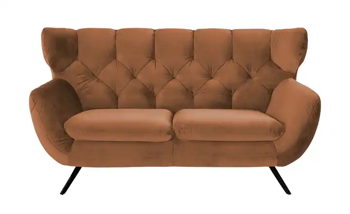 Jette Home Sofa Caldara 2 Schwarz Kupferfarben