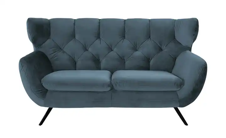 Jette Home Sofa Caldara 2 Schwarz Petrol