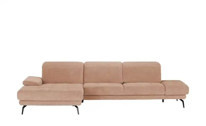 Kollektion Kraft Ecksofa Tessa Pfirsich links Erweiterte Funktion
