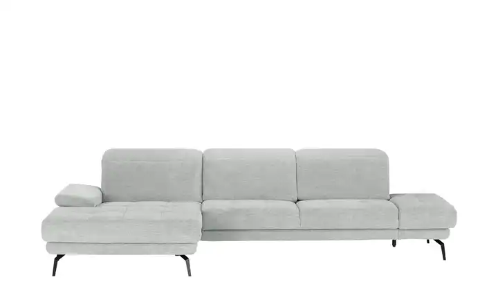 Kollektion Kraft Ecksofa Tessa Hellgrau links Grundfunktion