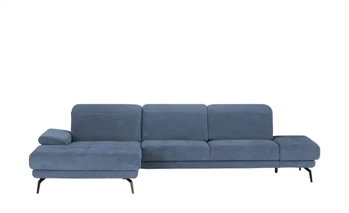 Kollektion Kraft Ecksofa Tessa Dunkelblau links Grundfunktion