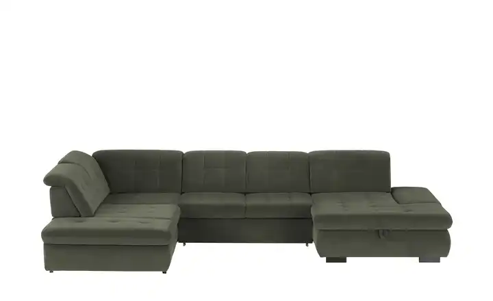 Kollektion Kraft Wohnlandschaft Khaki links Erweiterte Funktion