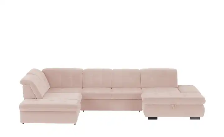 Kollektion Kraft Wohnlandschaft Rosé links Erweiterte Funktion
