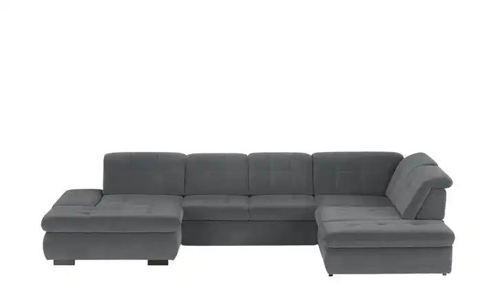 Kollektion Kraft Wohnlandschaft Anthrazit rechts Grundfunktion