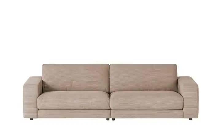 Jette Home Sofa Cord Sila 64 cm 250 cm Hellbraun