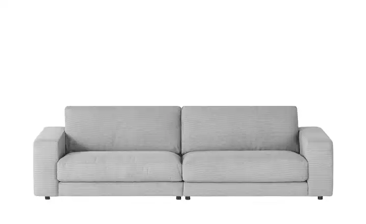 Jette Home Sofa Cord Sila 64 cm 290 cm Grau