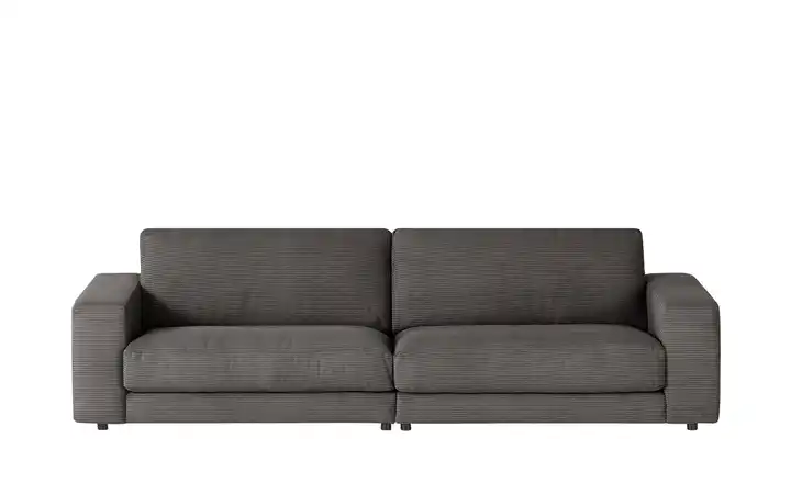 Jette Home Sofa Cord Sila 64 cm 290 cm Anthrazit