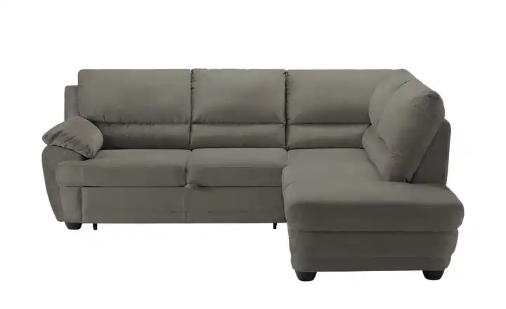 Primo Ecksofa  Nebolo Grau rechts Erweiterte Funktion