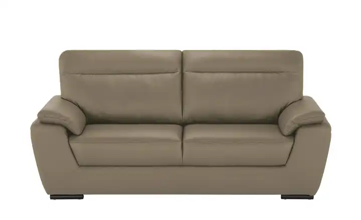 Sofa aus Leder Brandy II 3 Steingrau