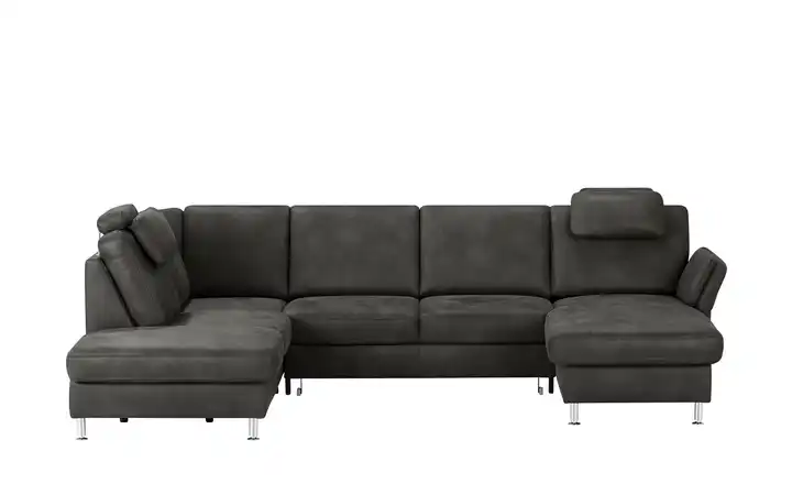 Kollektion Kraft Wohnlandschaft Veit Anthrazit links Erweiterte Funktion
