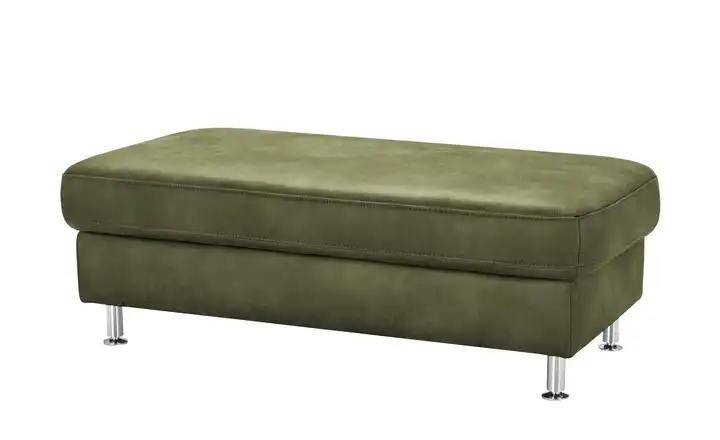 Kollektion Kraft XXL Hocker Veit Moosgrün Stauraum unter der Sitzfläche