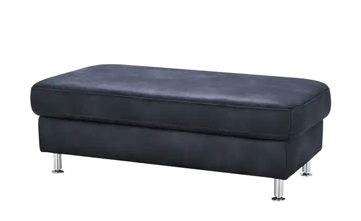 Kollektion Kraft XXL Hocker Veit Dunkelblau Stauraum unter der Sitzfläche