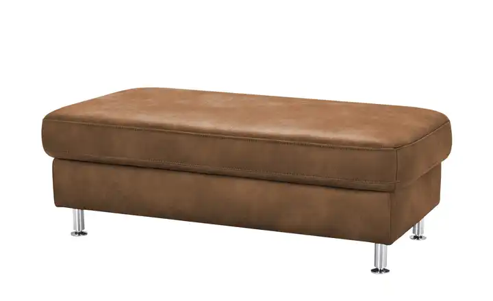 Kollektion Kraft XXL Hocker Veit Braun Stauraum unter der Sitzfläche
