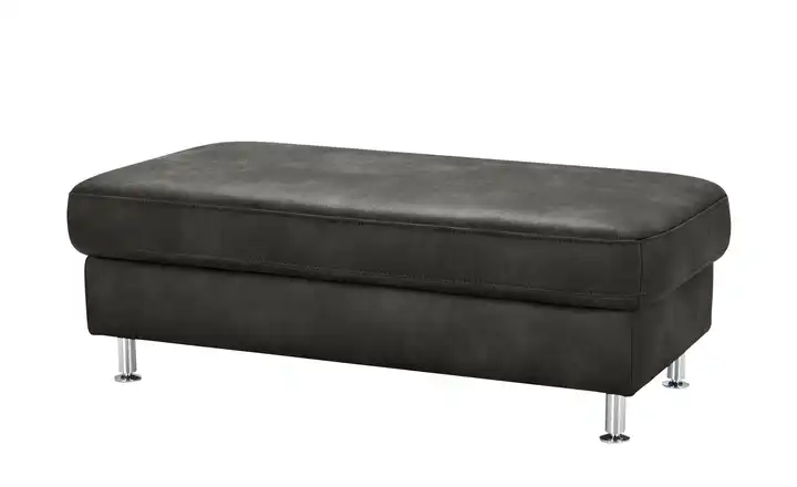 Kollektion Kraft XXL Hocker Veit Anthrazit Stauraum unter der Sitzfläche