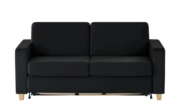 nehl Schlafsofa Boston Deluxe konisch schmal Schwarz