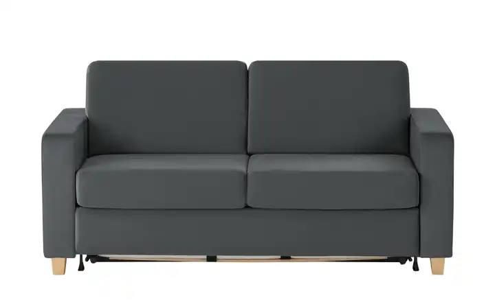 nehl Schlafsofa Boston Deluxe konisch schmal Anthrazit