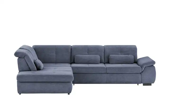 Ecksofa mit Funktion Perry links Blau