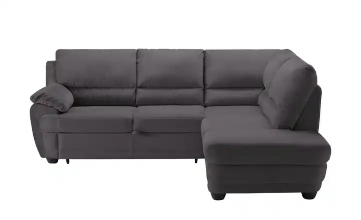 Primo Ecksofa Nebolo Anthrazit rechts Erweiterte Funktion