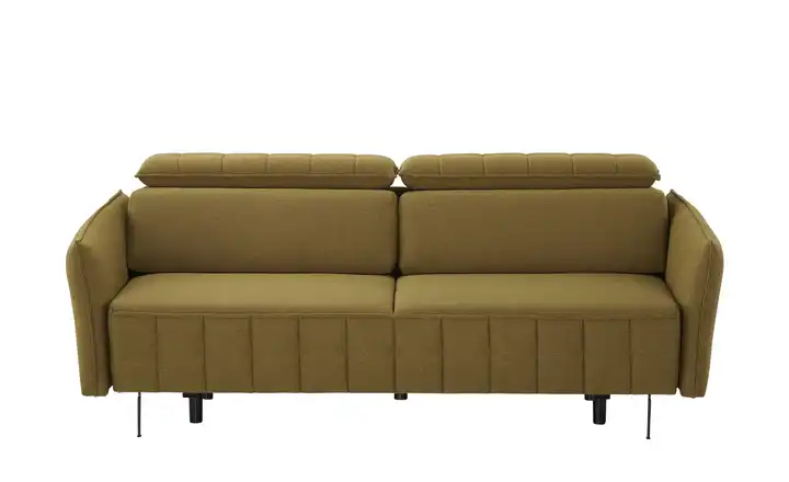 smart Schlafsofa Momoka Khaki Flachgewebe
