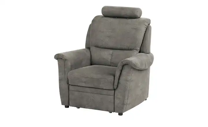Kollektion Kraft Sessel mit Hocker als Auszug Chris Khaki
