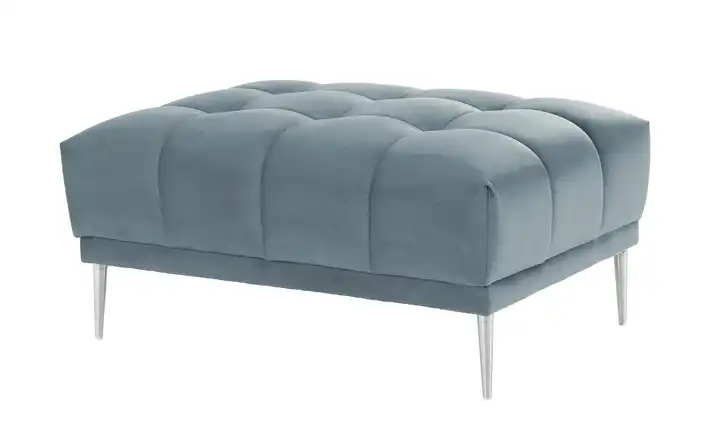 Twist Polsterhocker Grenada Eisblau