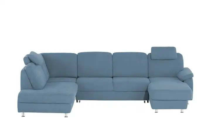 Kollektion Kraft Wohnlandschaft Oliver links Denimblau Erweiterte Funktion
