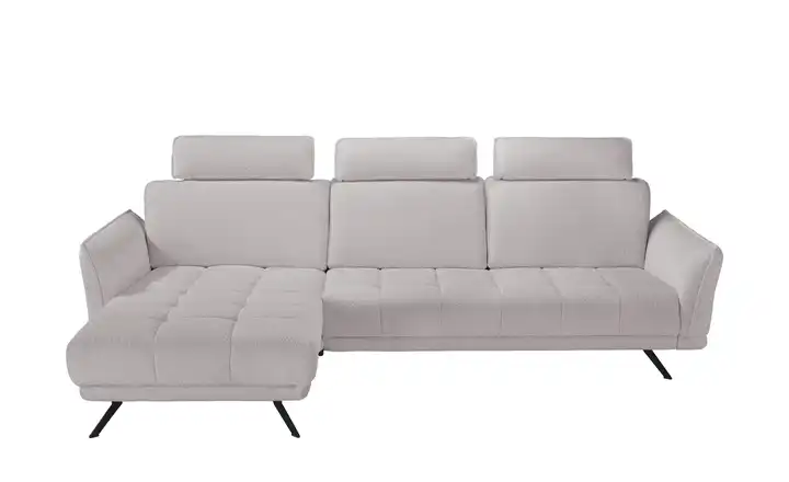 Kollektion Kraft Ecksofa Joel Silbergrau links Erweiterte Funktion