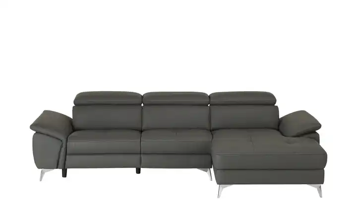 Primo Leder-Ecksofa  Danae klein