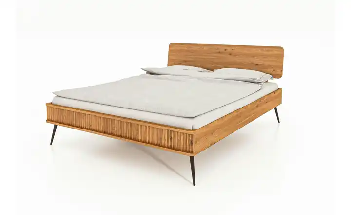 Massivholzbett Wildeiche 200 cm 210 cm