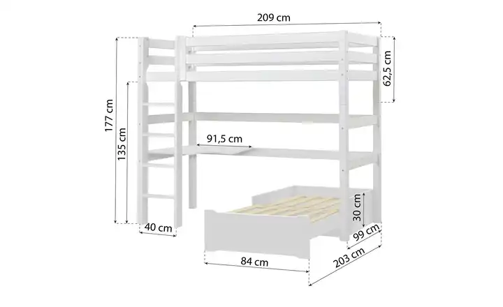  Hochbett  ECO Luxury