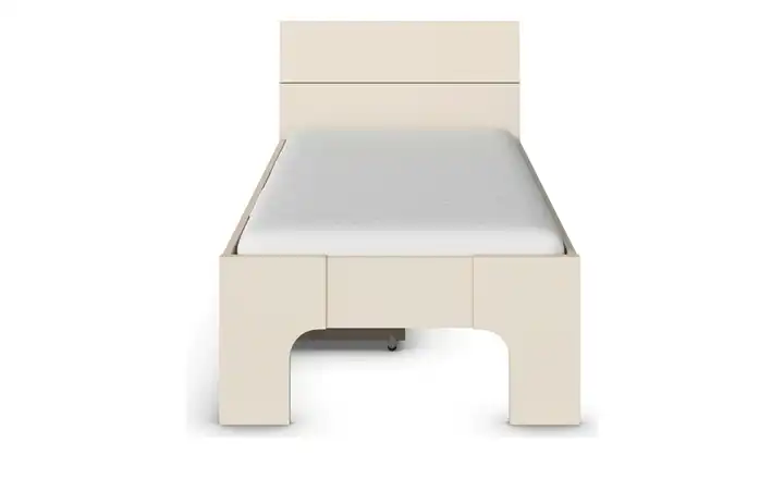 Stauraumbett in beige 