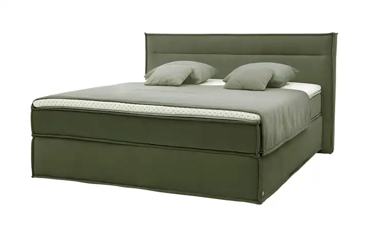 Musterring Boxspringbett JustB! Grün 200 cm H2 & H4