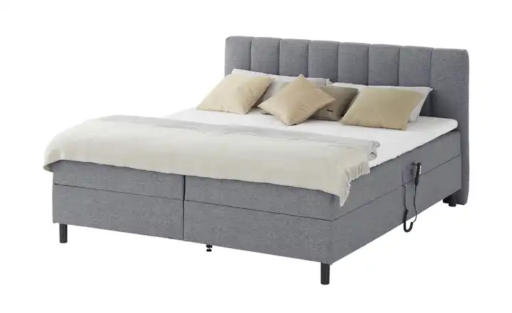 Boxbett mit Motor Miralindo  Dunkelgrau