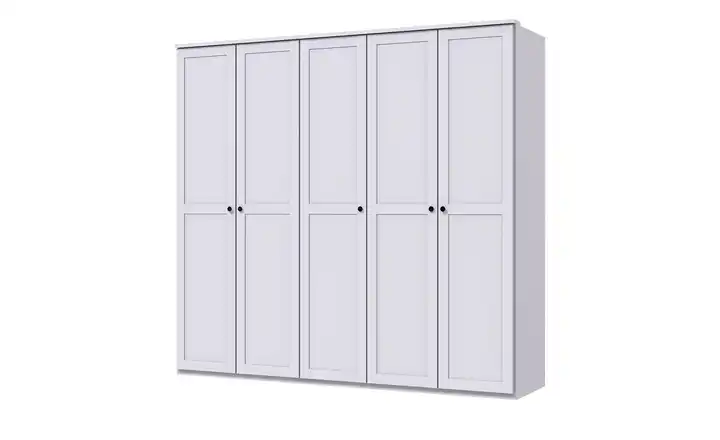 Drehtürenschrank Weiß 5-türig