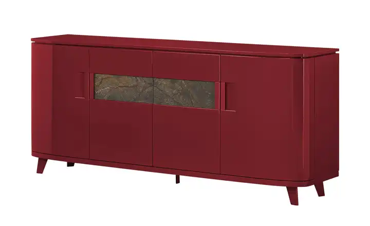 Jette Home Sideboard Pedra Bordeauxrot 190 cm