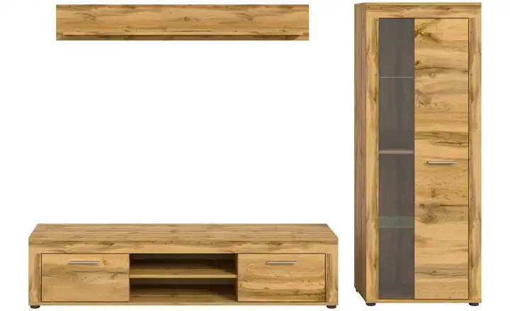 Wohnwand Eiche (Nachbildung)