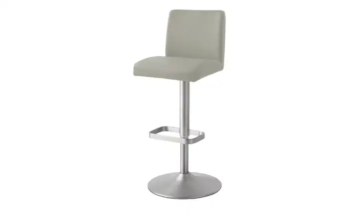 Barhocker Taupe Mikrofaser
