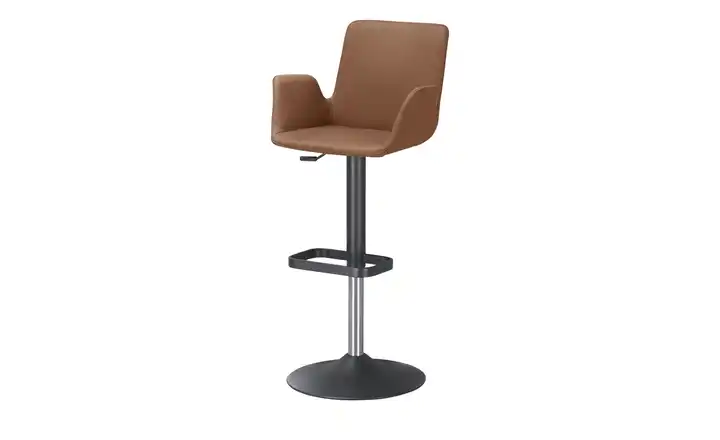 Barhocker Cognacbraun