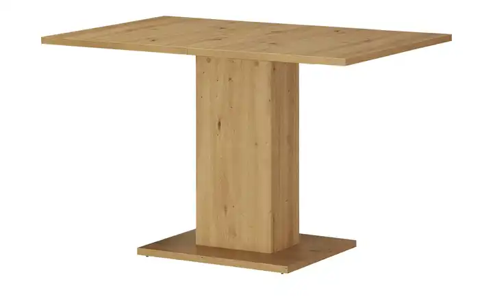 Esstisch ausziehbar 120x80 cm Asteiche (Nachbildung)