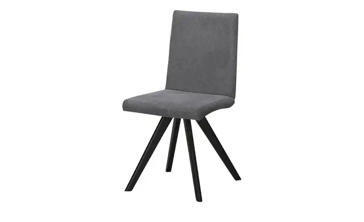 Woodford Polsterstuhl Colette Dunkelgrau Drehfunktion Webstoff