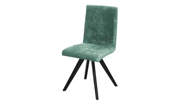 Woodford Polsterstuhl Colette Grün Drehfunktion Chenille