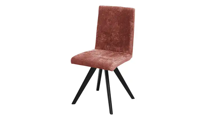 Woodford Polsterstuhl Colette Rostrot Drehfunktion Chenille