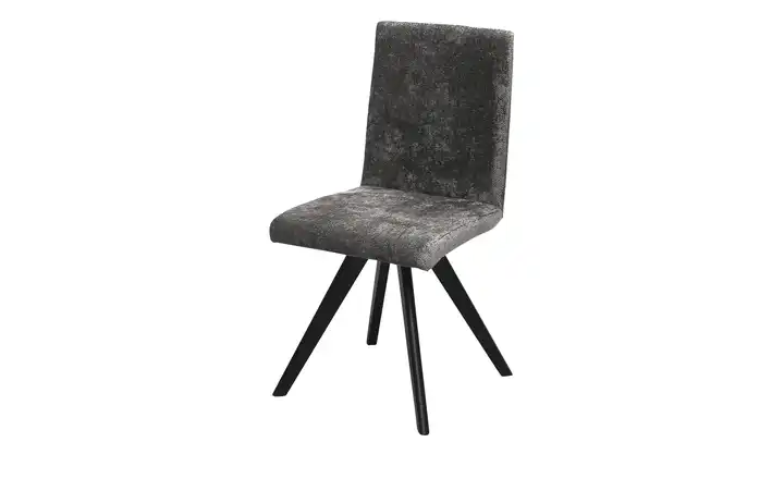 Woodford Polsterstuhl Colette Anthrazit Drehfunktion Chenille