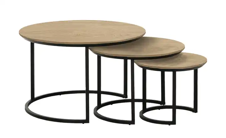 Primo Couchtisch 3er Set Eiche (Nachbildung)